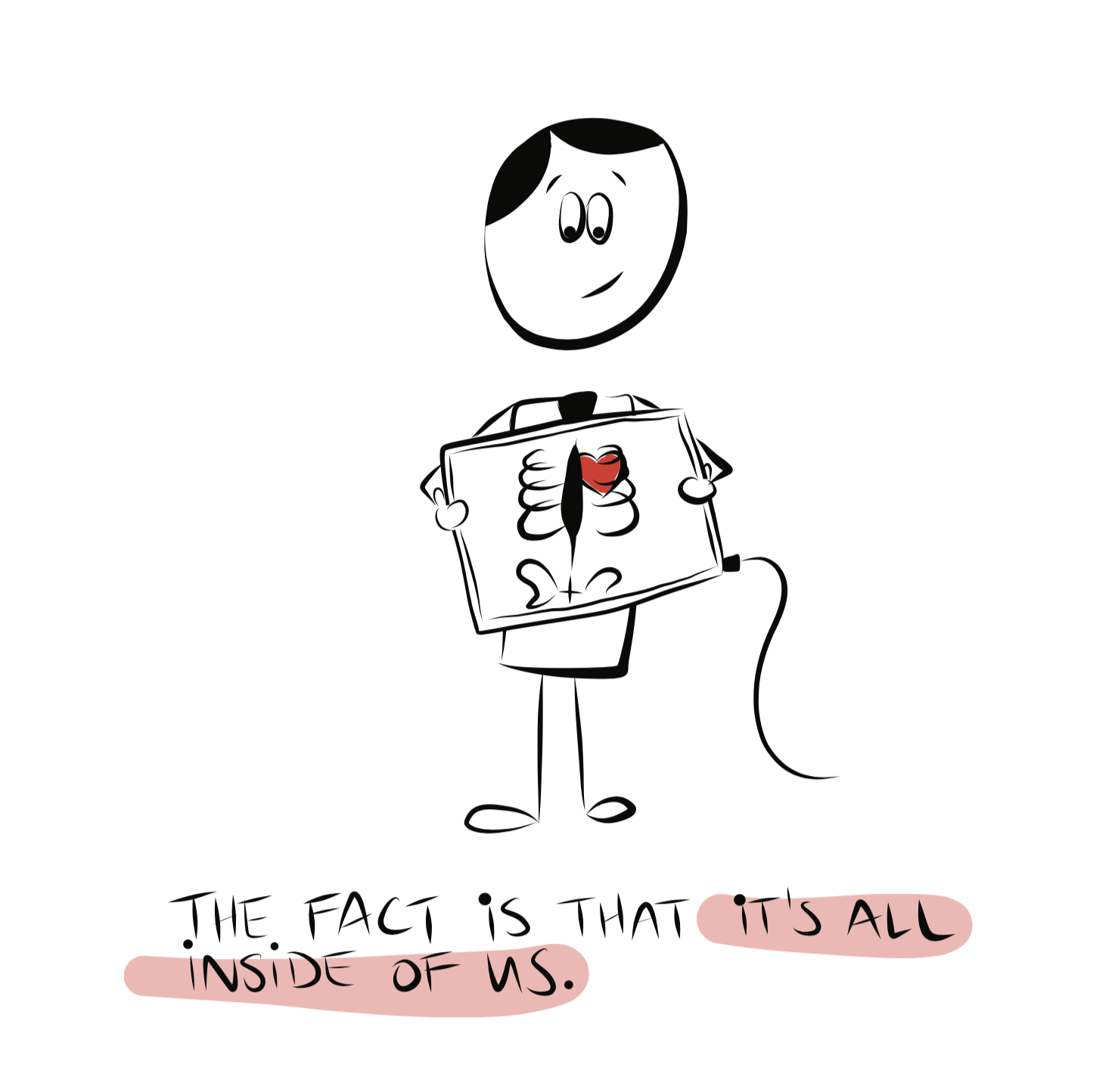 It's All Inside of Us Greeting Card