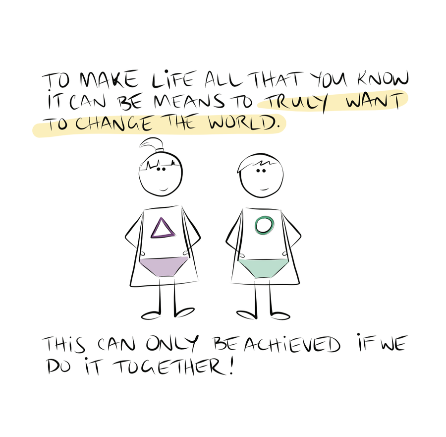 To Change the World Greeting Card